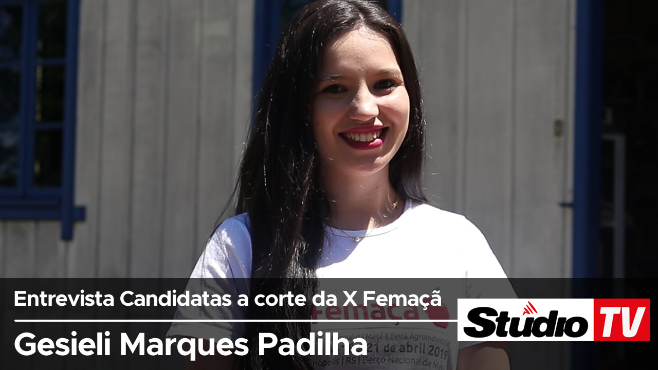 Studio TV | Entrevista com candidatas a Corte da X Femaçã | Gesieli Marques Padilha 1 Studio Notícias | Studio TV Studio TV | Entrevista com candidatas a Corte da X Femaçã | Gesieli Marques Padilha