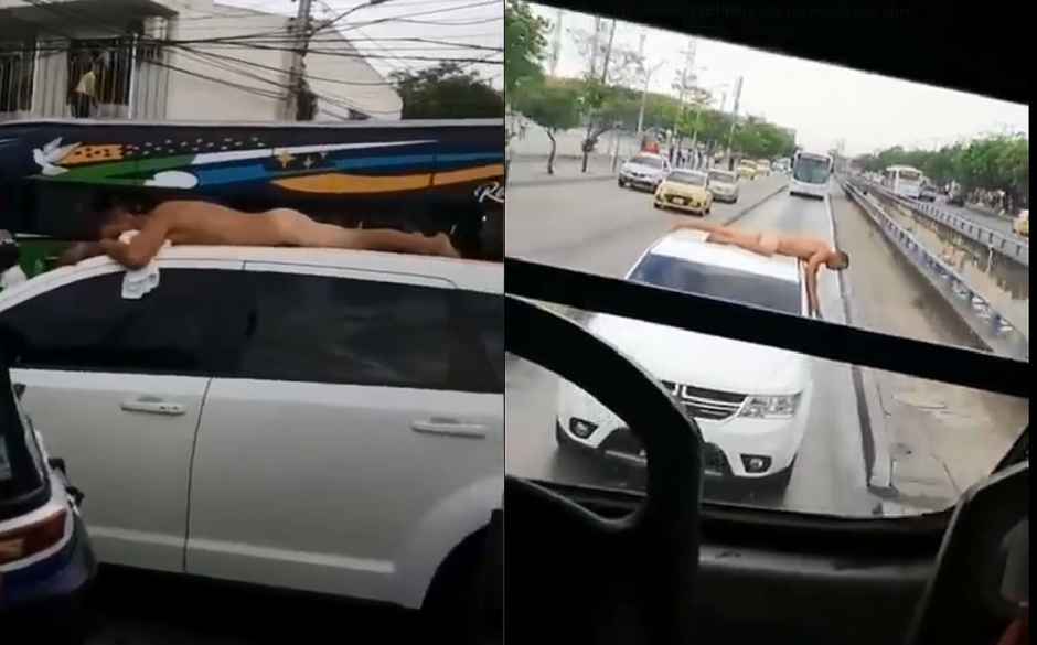 Studio Notícias | Studio TV Mulher dirige carro com marido pelado no teto para perdoar traição; veja vídeos