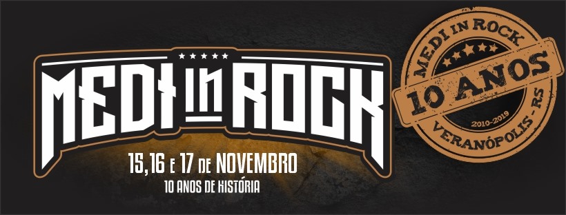 Studio Notícias | Studio TV Novos shows confirmados para o Medi in Rock 10 anos
