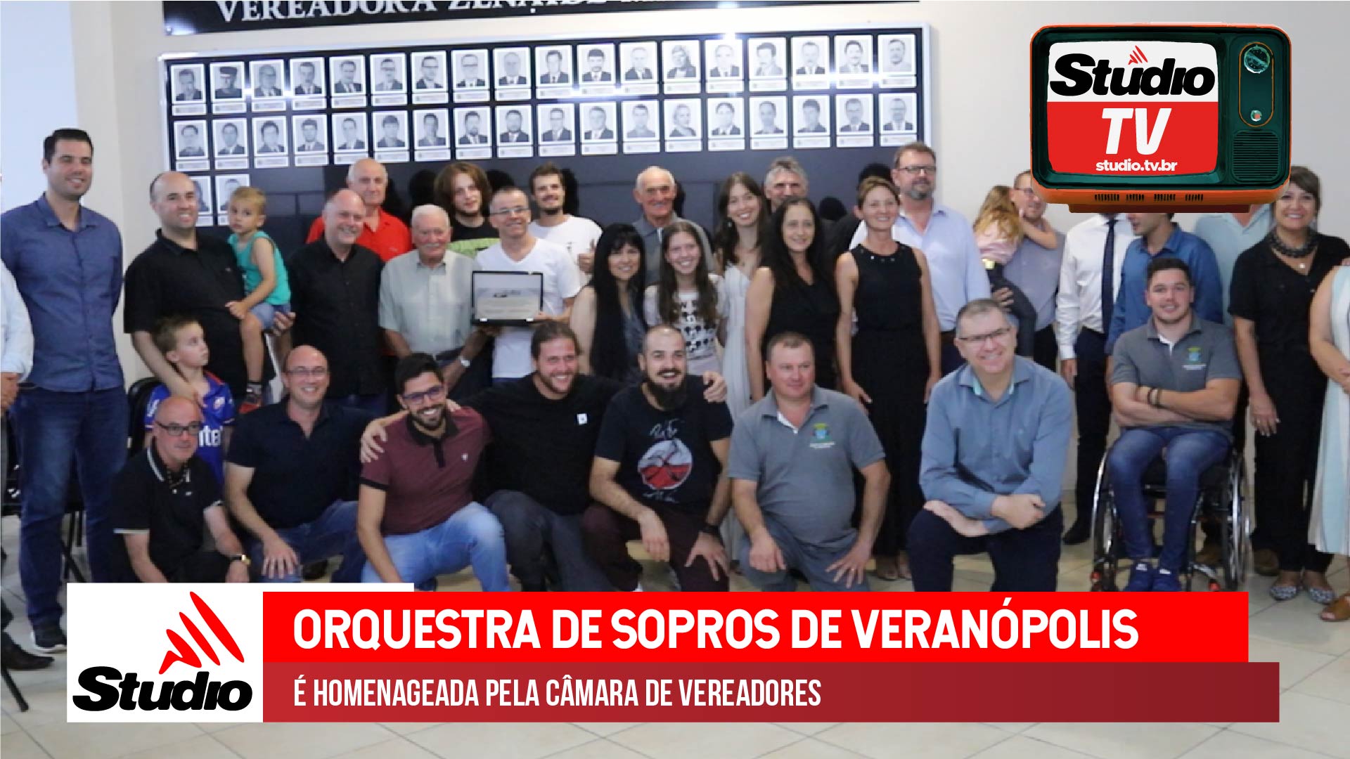 Studio Notícias | Studio TV Studio TV | Orquestra de Sopros de Veranópolis é homenageada