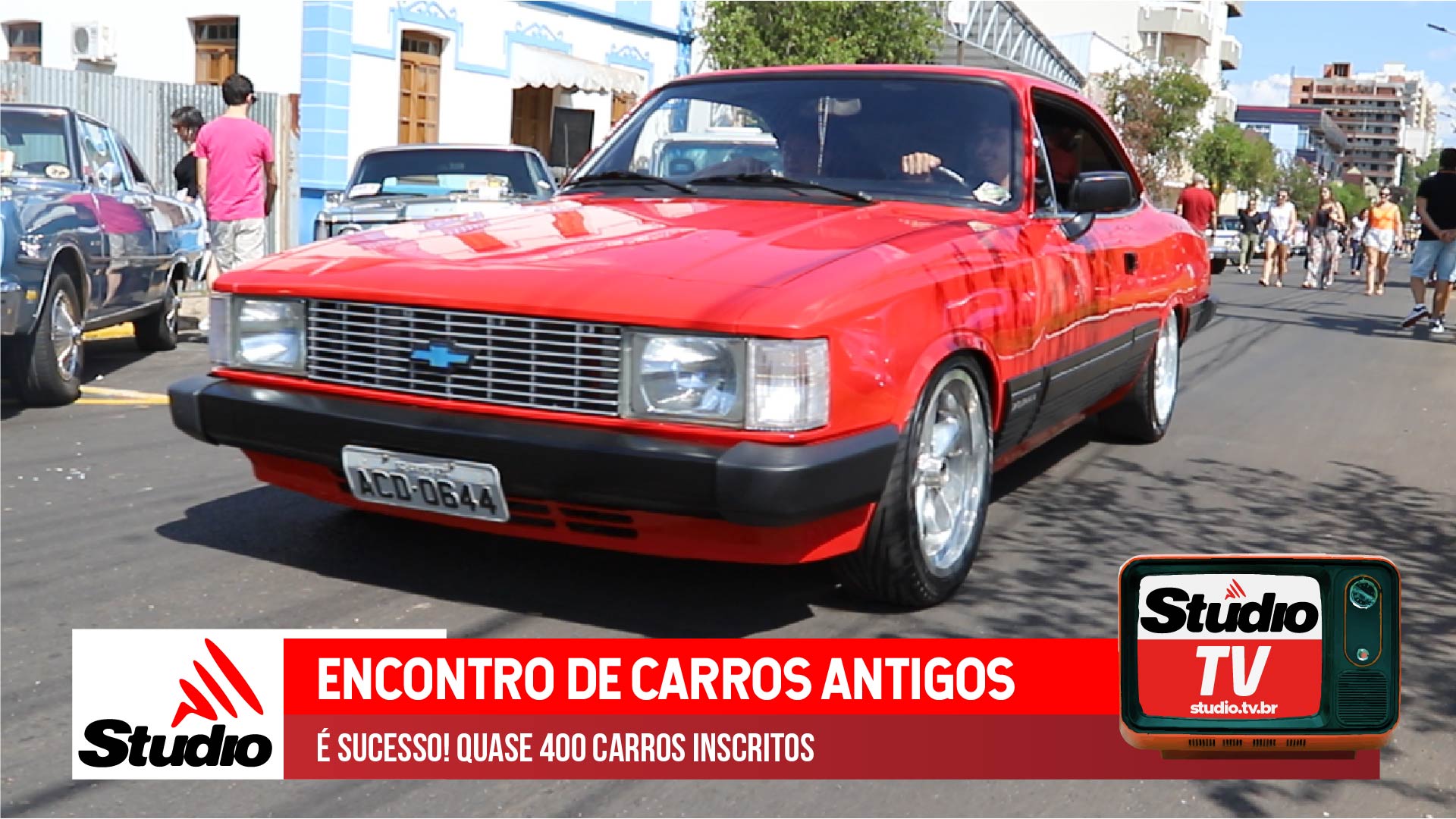 Studio Notícias | Studio TV Studio TV | Encontro de Carros Antigos de Veranópolis bate recorde de inscrições