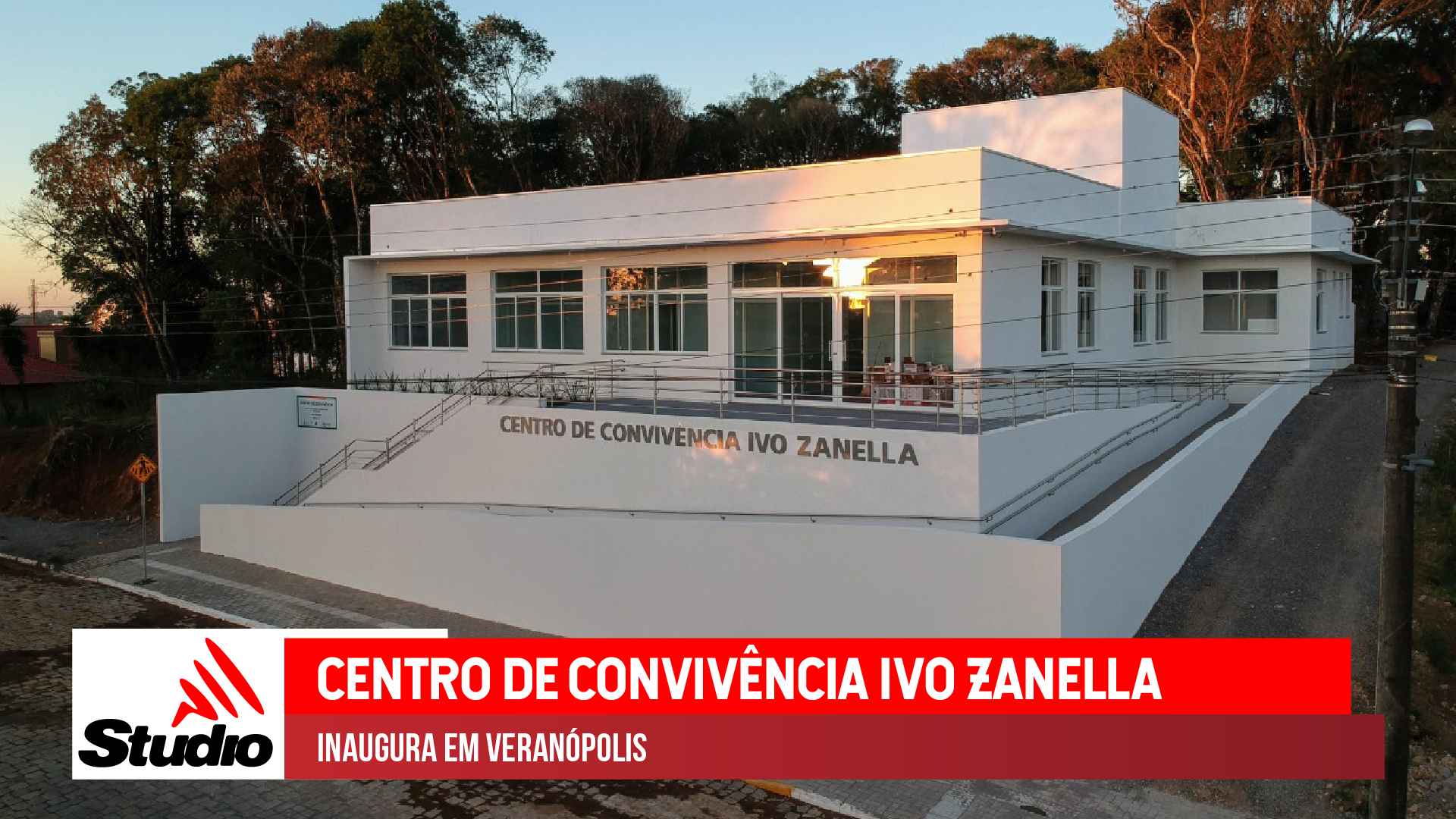 Studio Notícias | Studio TV Studio TV | Inaugura o Centro de Convivência Ivo Zanella em Veranópolis