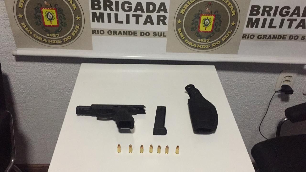 Studio Notícias | Studio TV Homem é preso pela Brigada Militar com arma de fogo em Montauri