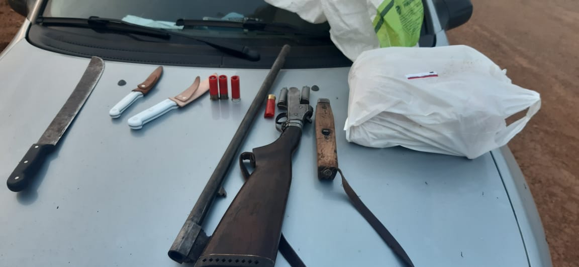 Studio Notícias | Studio TV Em Guabiju, homem é preso por crime contra a fauna e porte ilegal de arma de fogo