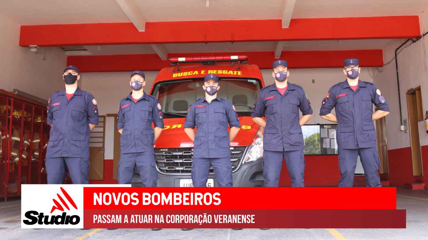 Studio Notícias | Studio TV Studio TV | Corpo de Bombeiros de Veranópolis recebe novos soldados