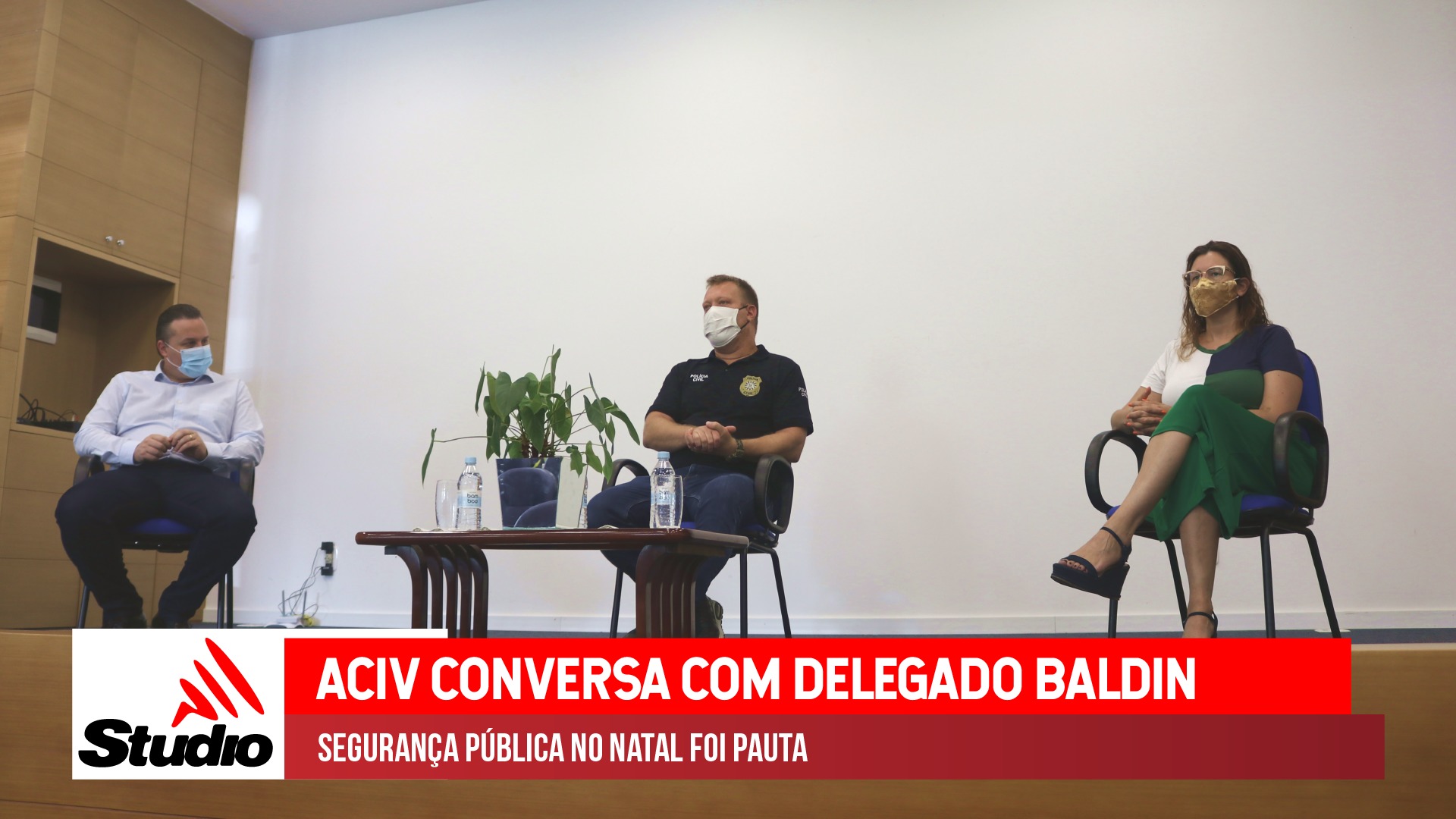 Studio Notícias | Studio TV Studio TV | ACIV conversa com Delegado de Polícia Tiago Baldin