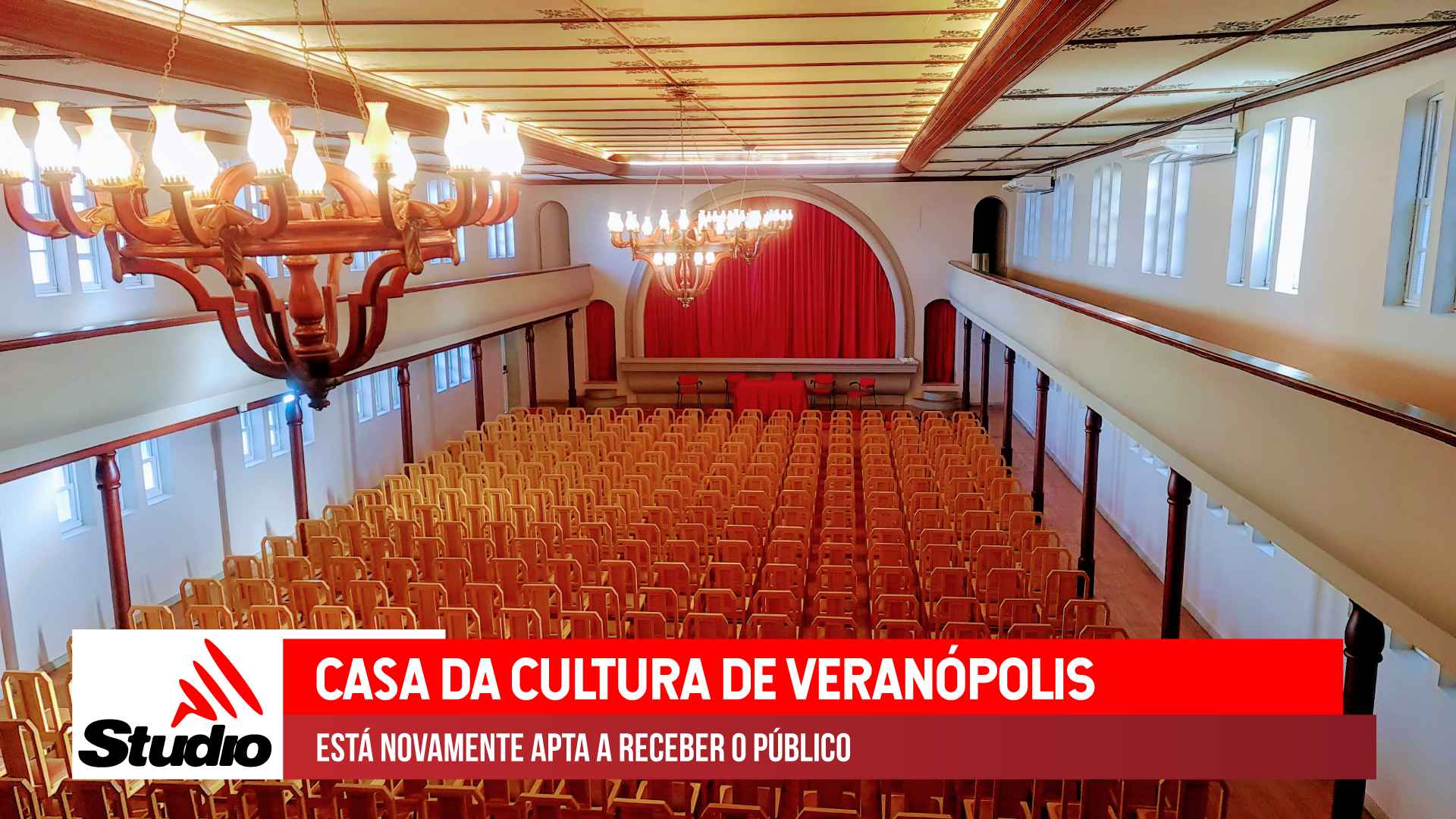Studio Notícias | Studio TV Studio TV | Reforma e Revitalização da Casa da Cultura Frei Rovilio Costa de Veranópolis é entregue