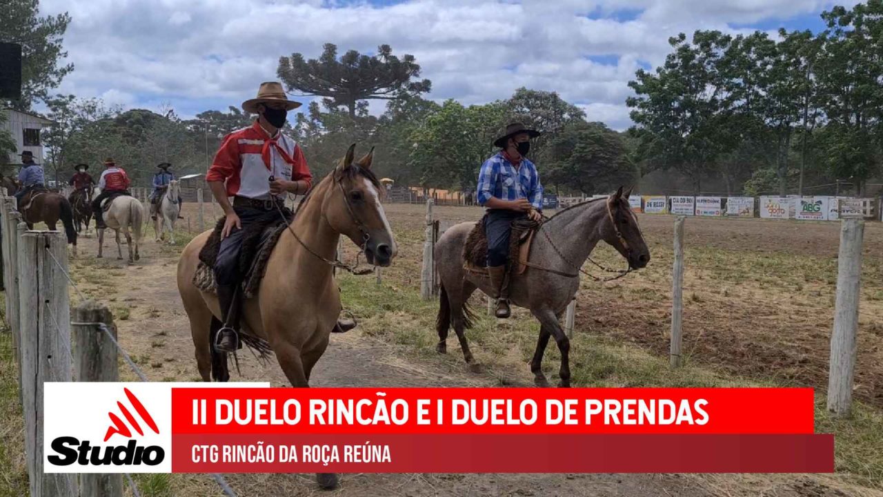 Studio Notícias | Studio TV Studio TV | II Duelo Rincão e I Duelo de Prendas do CTG Rincão da Roça Reúna