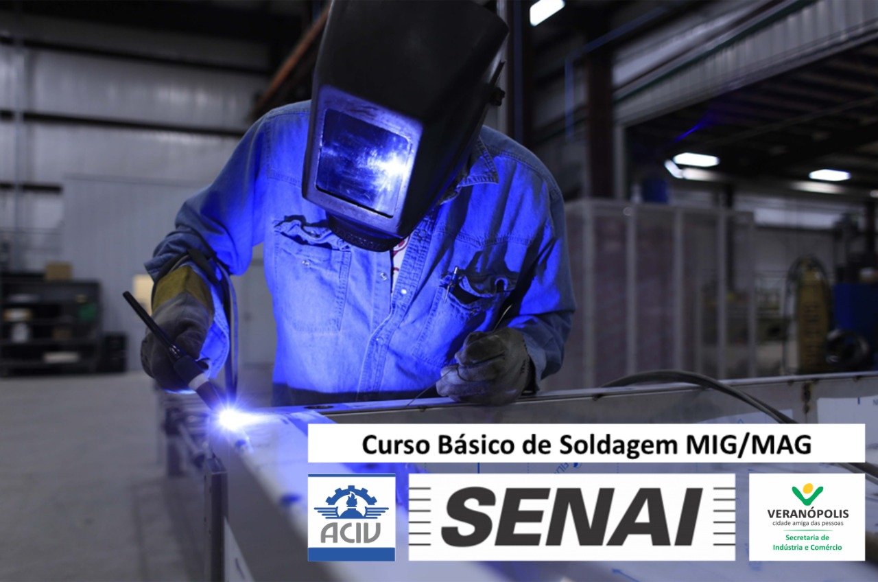 Curso Básico de Soldagem MIG/MAG é oferecido pelo Senai em parceria da ACIV 1 Studio Notícias | Studio TV Curso Básico de Soldagem MIG/MAG é oferecido pelo Senai em parceria da ACIV