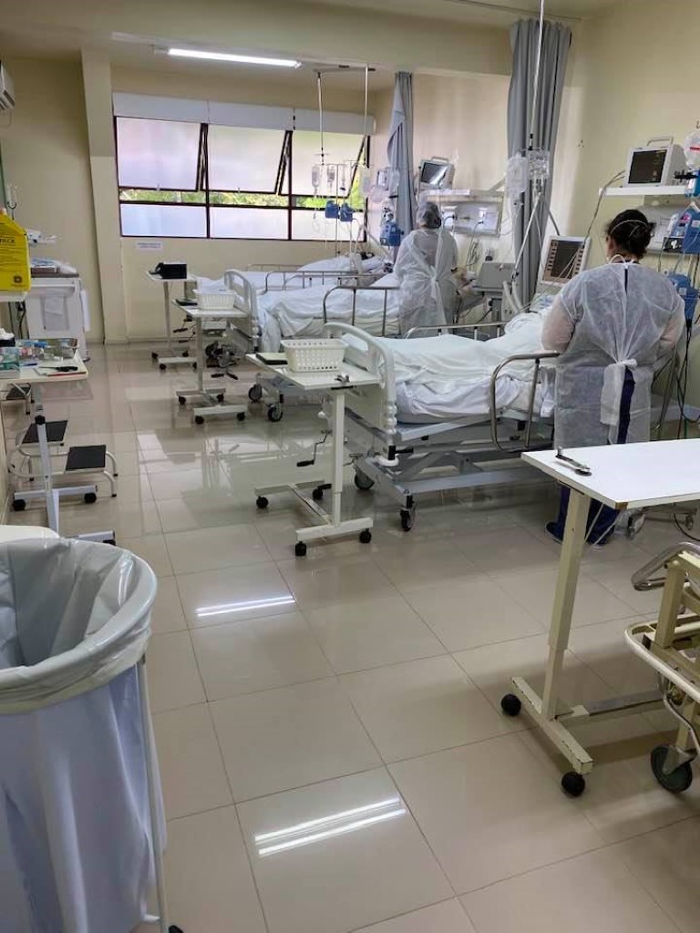 Diminui para quatro o número de pacientes aguardando leito de UTI no hospital de Veranópolis 1 Studio Notícias | Studio TV Diminui para quatro o número de pacientes aguardando leito de UTI no hospital de Veranópolis