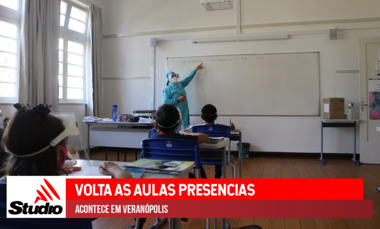 Studio Notícias | Studio TV Studio TV | Volta às aulas presenciais acontece em Veranópolis
