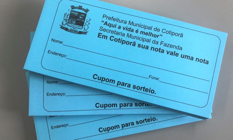 Studio Notícias | Studio TV Primeiro sorteio da campanha “Em Cotiporã, sua nota vale uma nota” ocorre neste mês