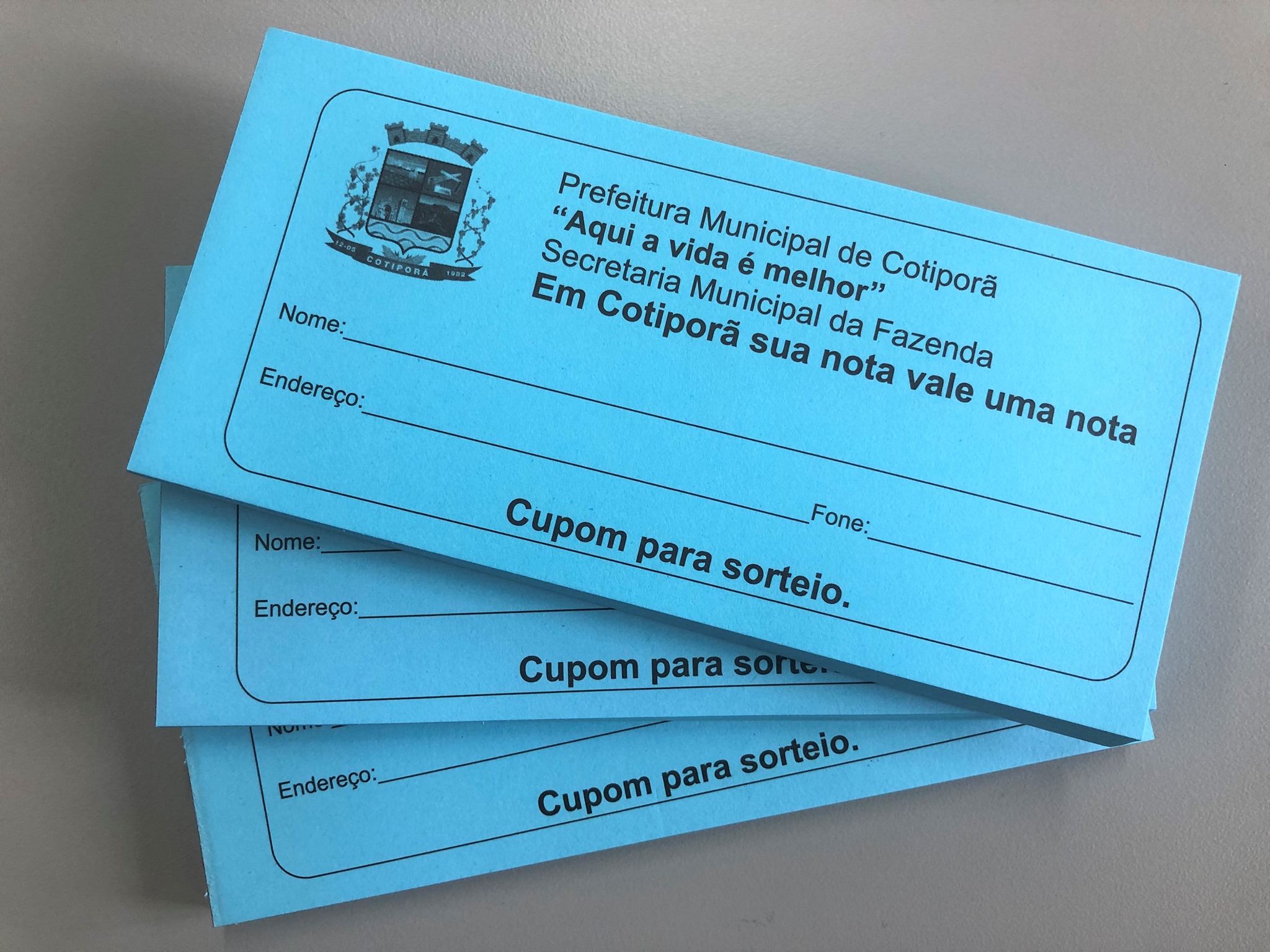 Primeiro sorteio da campanha “Em Cotiporã, sua nota vale uma nota” ocorre neste mês 1 Studio Notícias | Studio TV Primeiro sorteio da campanha “Em Cotiporã, sua nota vale uma nota” ocorre neste mês