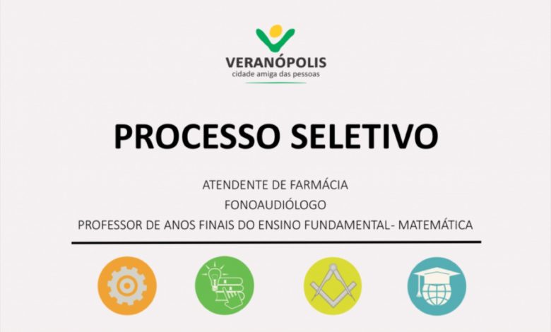 Studio Notícias | Studio TV Prefeitura de Veranópolis abre processo seletivo para atendente de farmácia, fonoaudiólogo e professor de Matemática
