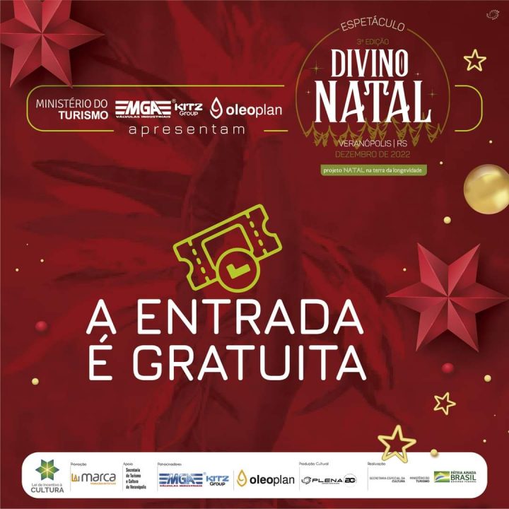 Espetáculo Divino Natal que aconteceria neste domingo em Veranópolis é transferido 1 Studio Notícias | Studio TV Espetáculo Divino Natal que aconteceria neste domingo em Veranópolis é transferido