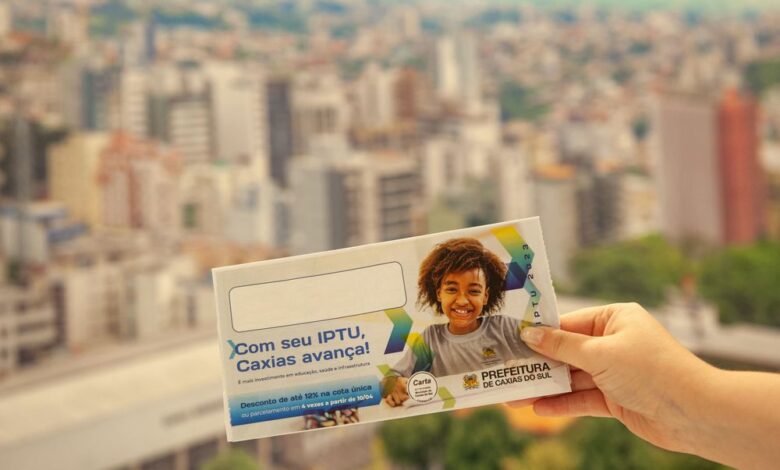 Studio Notícias | Studio TV Termina nesta sexta (20) prazo para pagamento do IPTU com desconto de 12% em Caxias do Sul