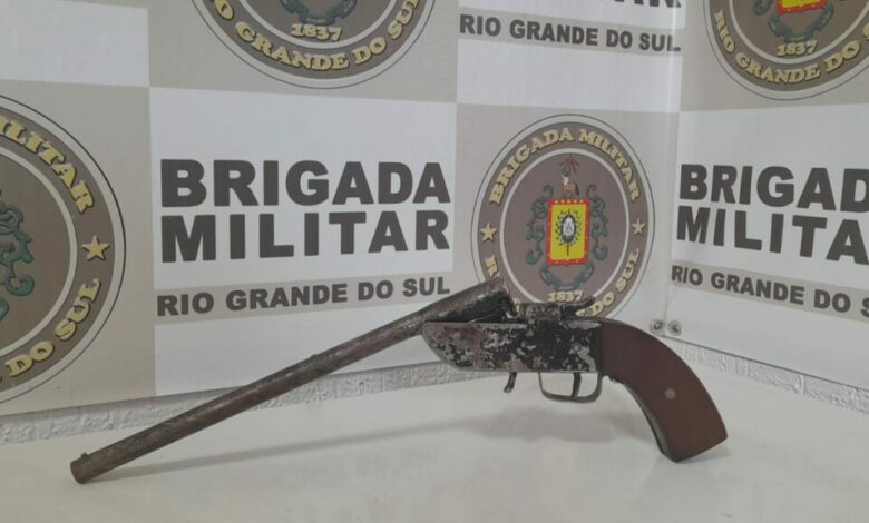 Studio Notícias | Studio TV Homem é preso após atirar em cachorro com arma irregular em União da Serra
