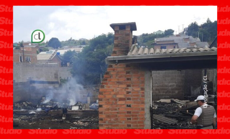 Studio Notícias | Studio TV Família que teve casa destruída por incêndio em Nova Prata necessita de doações