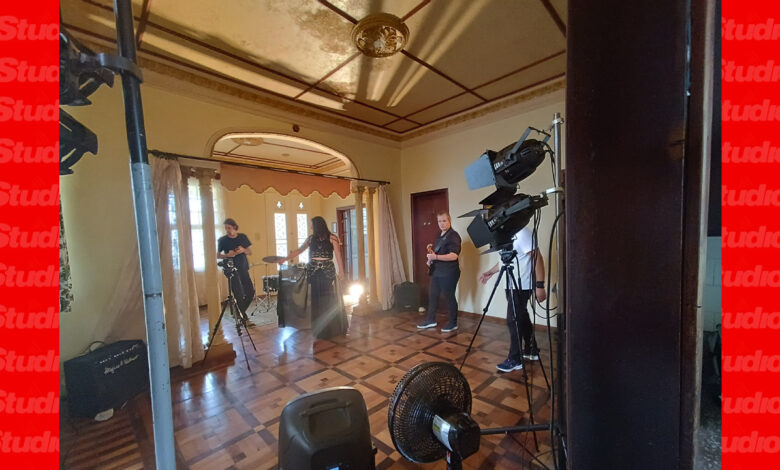 Studio Notícias | Studio TV 'Castelinho Dal Pai' é palco para gravação de videoclipe de cantora veranense