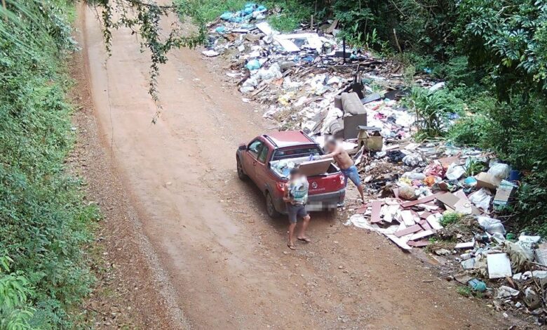 Studio Notícias | Studio TV Secretaria do Meio Ambiente flagra mais dois infratores descartando lixo irregularmente em Caxias