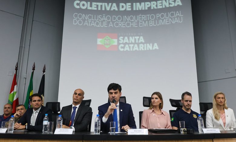 Studio Notícias | Studio TV Polícia Civil de Santa Catarina finaliza inquérito do ataque à creche de Blumenau