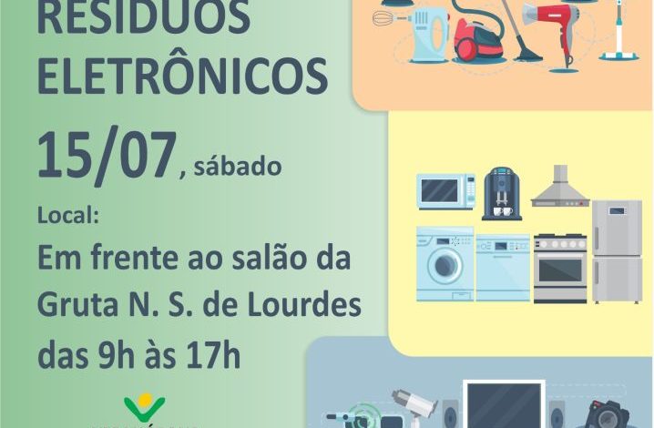 Studio Notícias | Studio TV Ocorre no fim de semana mais uma coleta de Resíduos Eletrônicos em Veranópolis