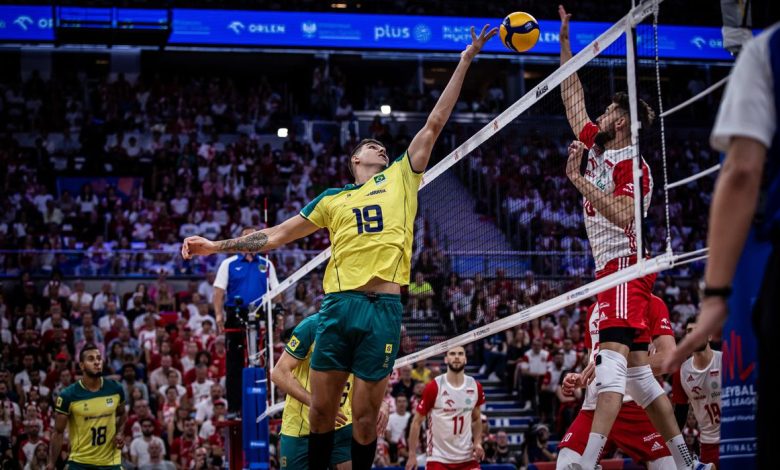 Studio Notícias | Studio TV Vôlei masculino: Brasil vence Egito e se garante nas quartas em Paris