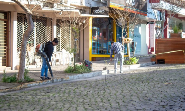 Studio Notícias | Studio TV Segue a revitalização na Avenida Presidente Vargas em Nova Prata