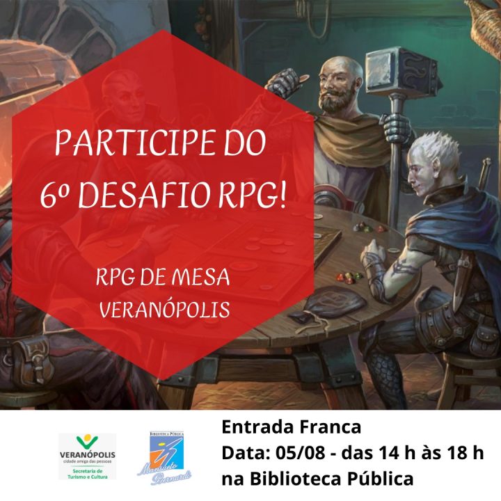 6° edição do 'Desafio RPG' aconteceu neste sábado na Biblioteca Mansueto Bernardi 1 Studio Notícias | Studio TV 6° edição do 'Desafio RPG' aconteceu neste sábado na Biblioteca Mansueto Bernardi