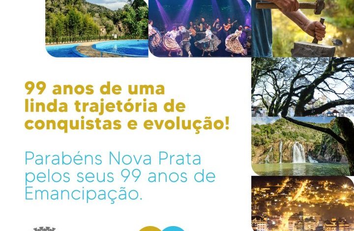 Studio Notícias | Studio TV Nova Prata completa 99 anos de emancipação