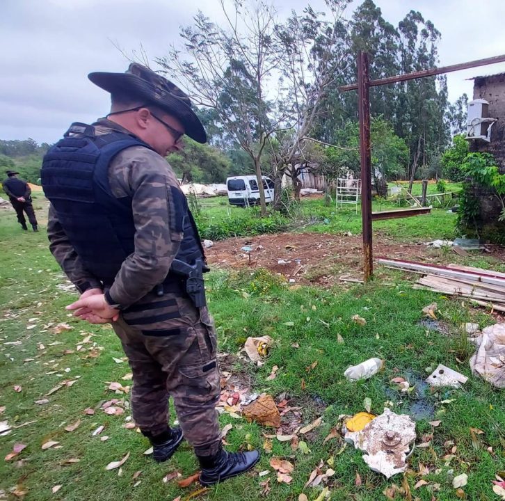 3º Batalhão Ambiental da Brigada Militar realiza prisão por poluição em São Borja 1 Studio Notícias | Studio TV 3º Batalhão Ambiental da Brigada Militar realiza prisão por poluição em São Borja