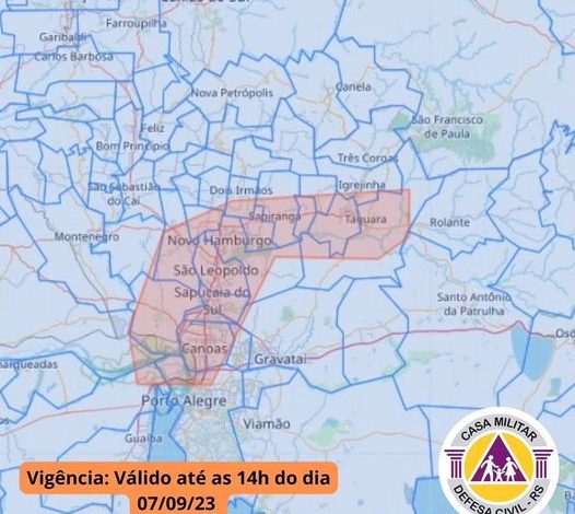 Studio Notícias | Studio TV Defesa Civil alerta para elevação do Rio dos Sinos