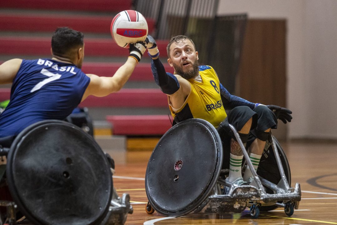 Avaliações durante a preparação da Seleção Brasileira de rúgbi para os Jogos Parapan-Americanos de Santiago 1 Studio Notícias | Studio TV Avaliações durante a preparação da Seleção Brasileira de rúgbi para os Jogos Parapan-Americanos de Santiago