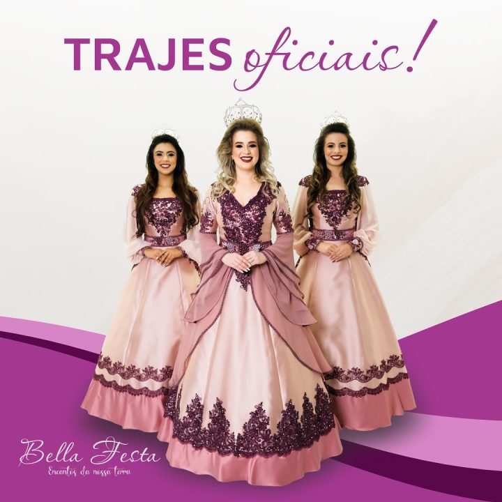 Trajes oficiais da Rainha e Princesas da Bella Festa 2023 foram apresentados 1 Studio Notícias | Studio TV Trajes oficiais da Rainha e Princesas da Bella Festa 2023 foram apresentados