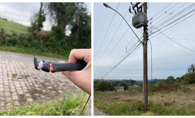 Studio Notícias | Studio TV Furto de cabos de cobre afeta serviços de internet e telefonia em Veranópolis
