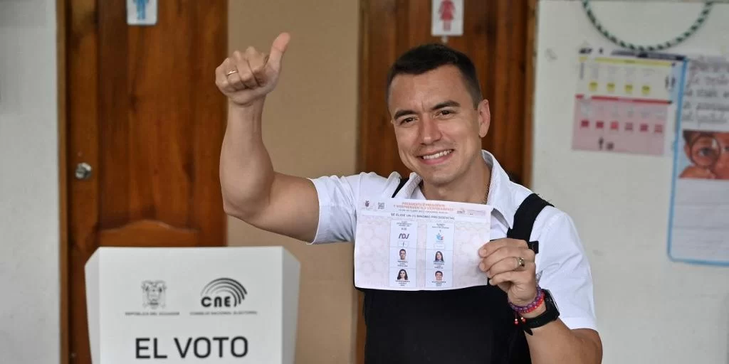 Daniel Noboa é eleito presidente do Equador 1 Studio Notícias | Studio TV Daniel Noboa é eleito presidente do Equador
