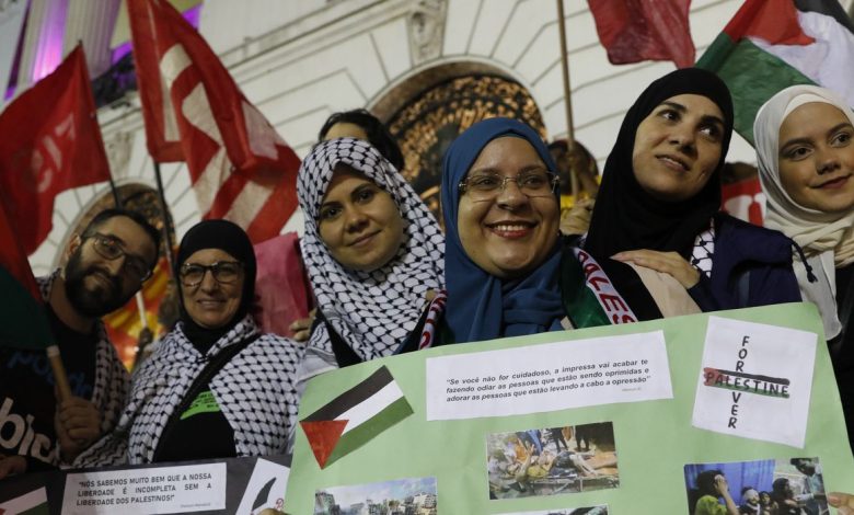 Studio Notícias | Studio TV Rio tem ato em solidariedade ao povo palestino