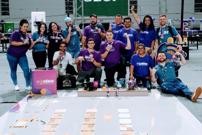 Studio Notícias | Studio TV Polo EJA SESI de Nova Prata conquista bicampeonato Estadual em Torneio de Robótica do SESI/FIERGS