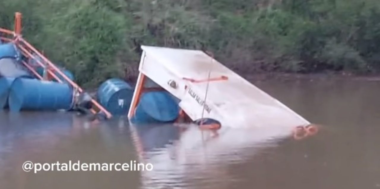 Balsa naufragada em Marcelino Ramos é resgatada após 20 dias 1 Studio Notícias | Studio TV Balsa naufragada em Marcelino Ramos é resgatada após 20 dias