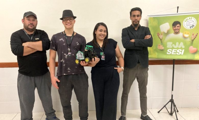 Studio Notícias | Studio TV Alunos da EJA SESI de Nova Prata são finalistas do Torneio Estadual de Robótica