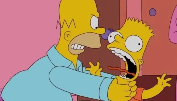 Studio Notícias | Studio TV Homer Simpson não estrangulará mais Bart em "Os Simpsons"