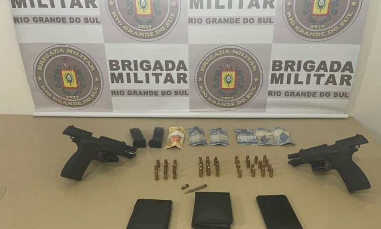 Studio Notícias | Studio TV Brigada Militar prende criminosos com banana de dinamite em Vespasiano Corrêa