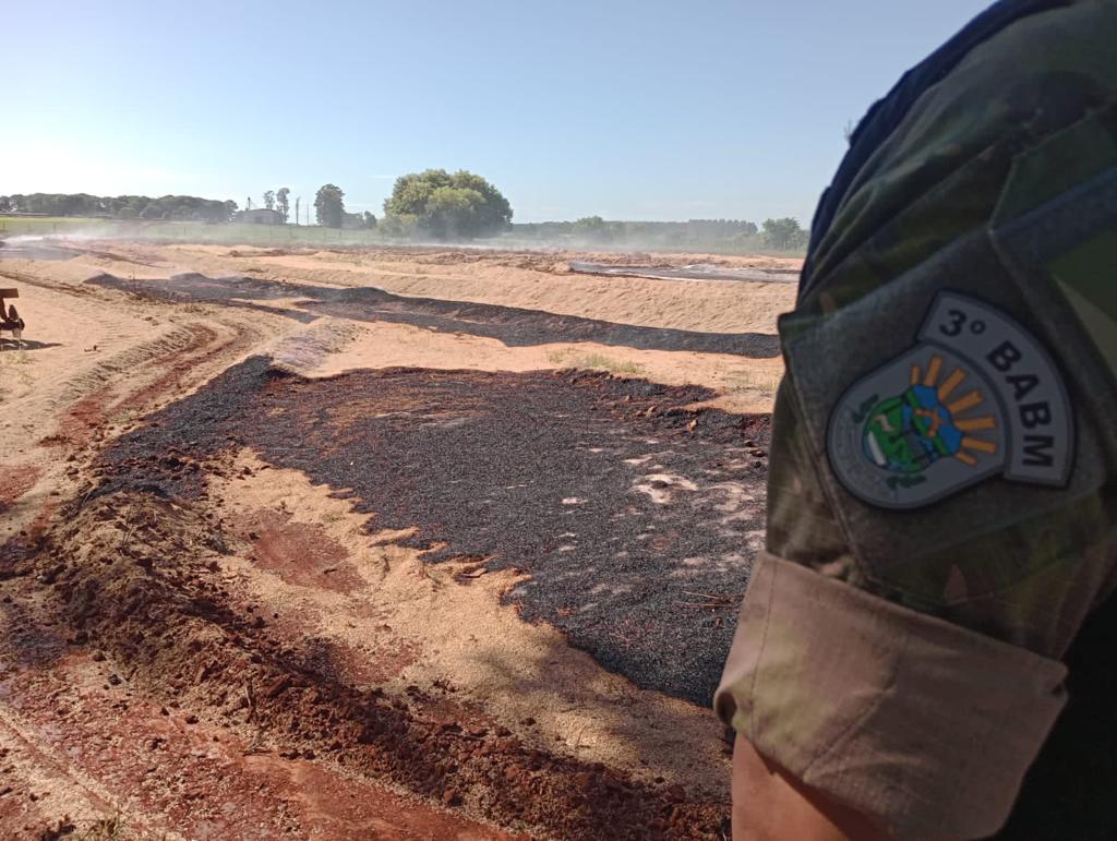3º Batalhão Ambiental da Brigada Militar flagra poluição no interior de São Borja 1 Studio Notícias | Studio TV 3º Batalhão Ambiental da Brigada Militar flagra poluição no interior de São Borja