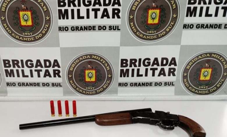 Studio Notícias | Studio TV Brigada Militar apreende arma de fogo em São Jorge, após homem dar entrada em hospital de Nova Prata
