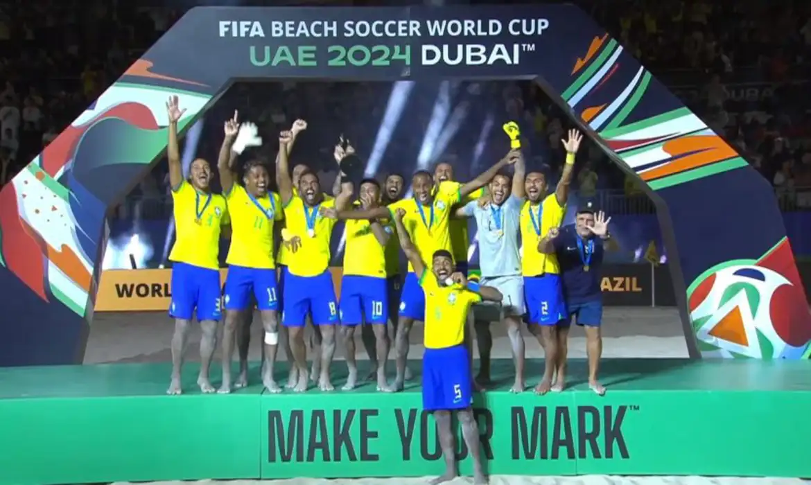 Brasil fatura o hexacampeonato mundial de futebol de areia 1 Studio Notícias | Studio TV Brasil fatura o hexacampeonato mundial de futebol de areia
