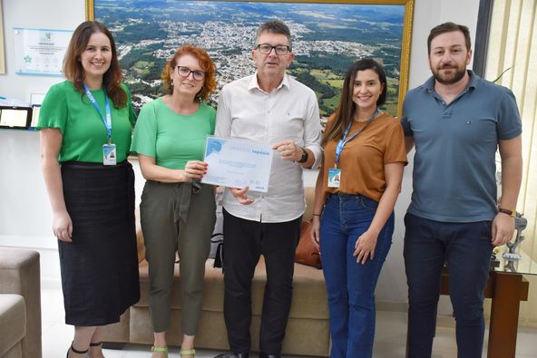 Veranópolis recebe Selo Caixa Gestão Sustentável 1 Studio Notícias | Studio TV Veranópolis recebe Selo Caixa Gestão Sustentável