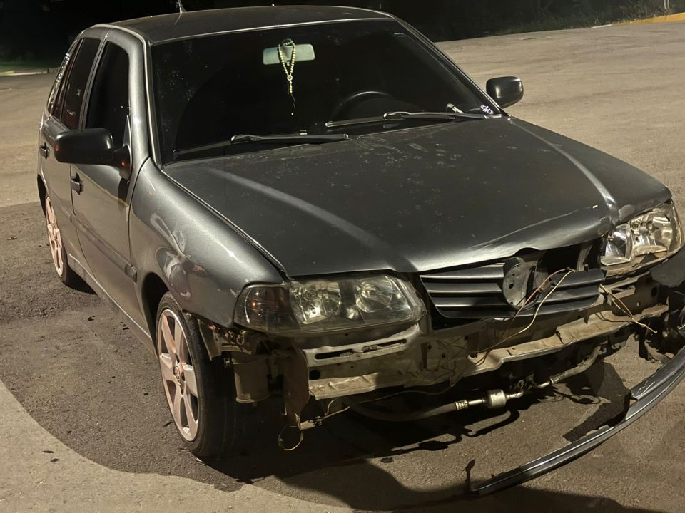 Studio Notícias | Studio TV Motociclista fica ferido em acidente envolvendo carro e moto no Loteamento Central Angelo Mônaco em Fagundes Varela