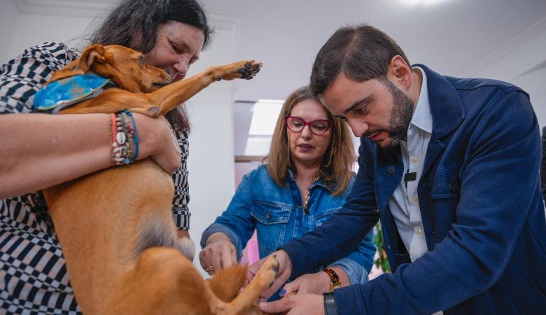 Studio Notícias | Studio TV Governador em exercício visita entidade de proteção animal beneficiada pelo NFG