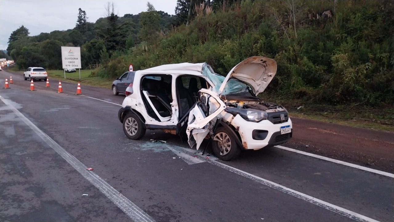 Studio Notícias | Studio TV Morre passageira de veículo que se envolveu em acidente na RSC-453 em Farroupilha