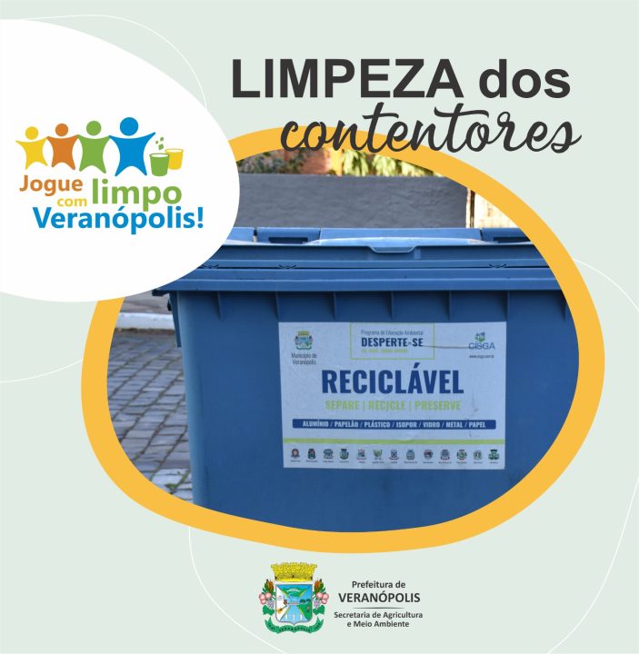 359 contentores foram limpos em Veranópolis 1 Studio Notícias | Studio TV 359 contentores foram limpos em Veranópolis